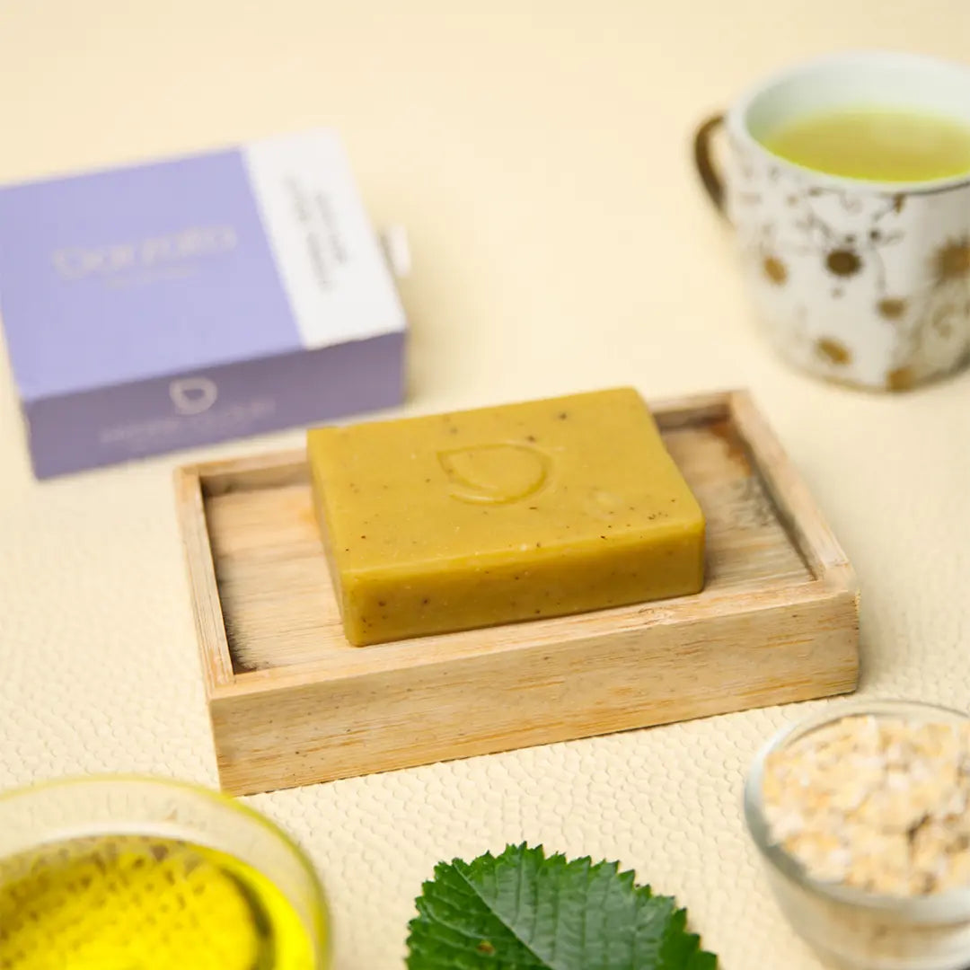 Darzata Green tea Witch Hazel Soap with natural ingredients