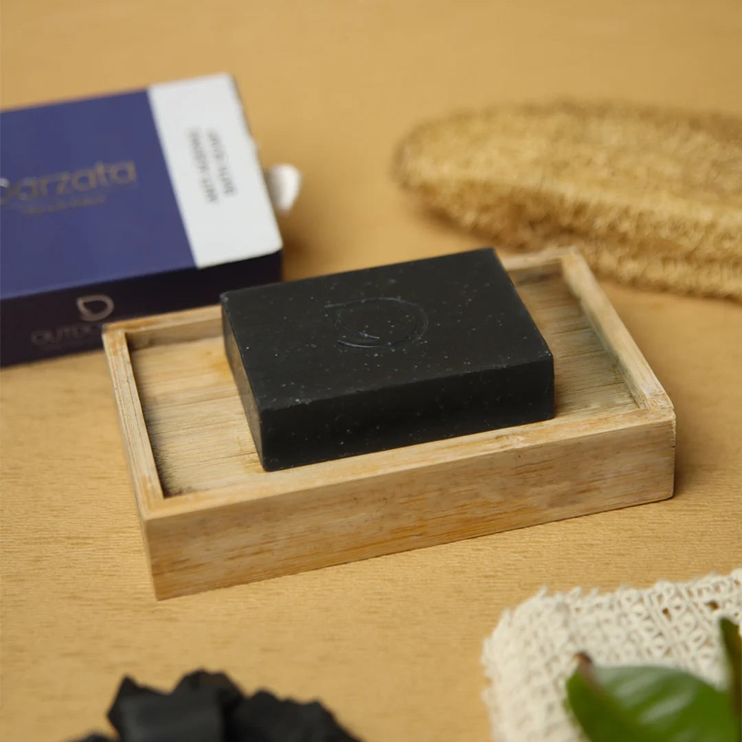 Darzata Charcoal Neroli and Hemp oil anti aging Soap with natural ingredients