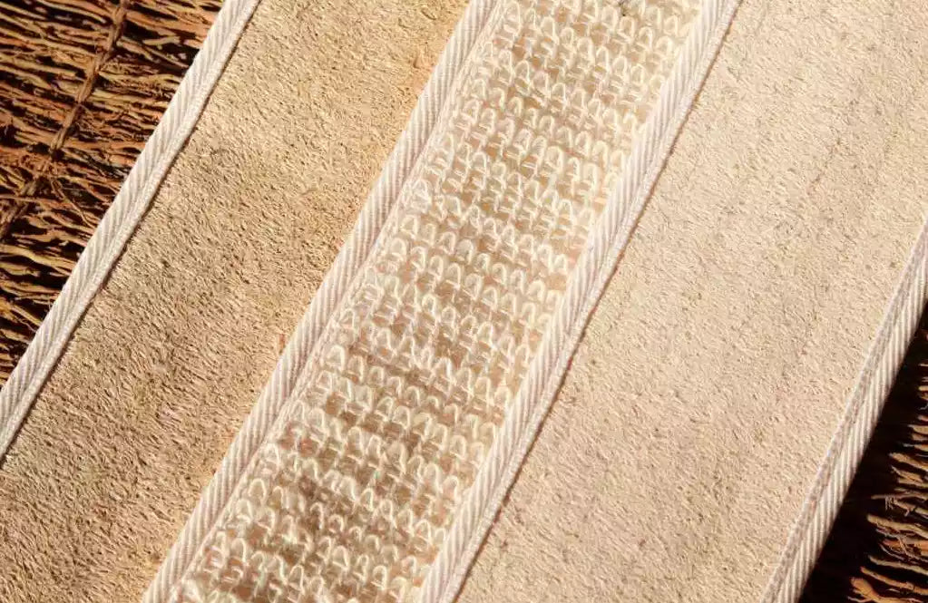 Natural white loofah sisal and hemp material bath belt