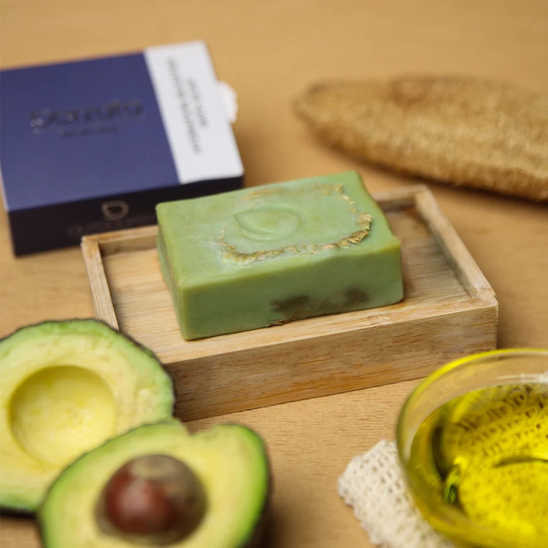 Darzata Avocado Argan Oil and natural loofah Soap with natural ingredients 